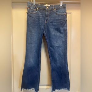 ZARA Premium Cropped Denim size 8